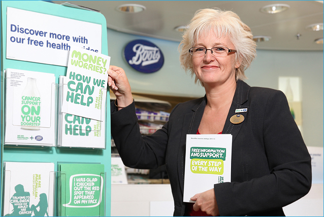 Corporate fundraising Boots and Macmillan